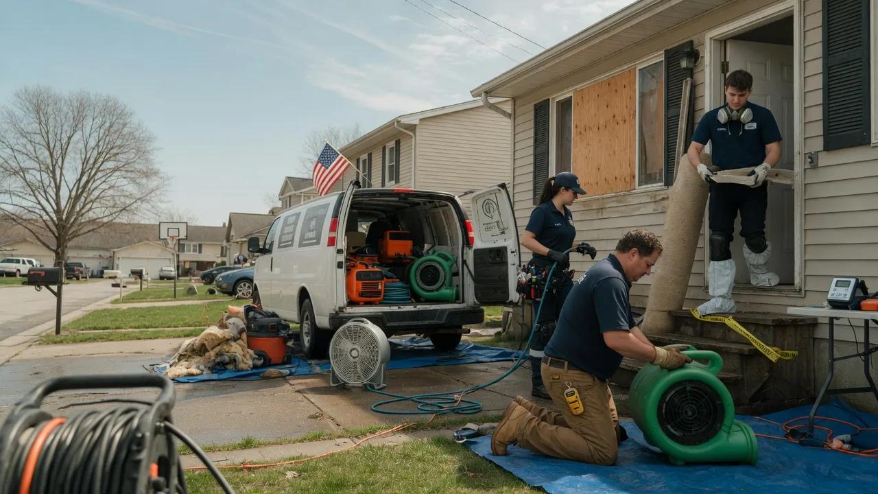 Water Damage Restoration in Santa Claus, IN near me